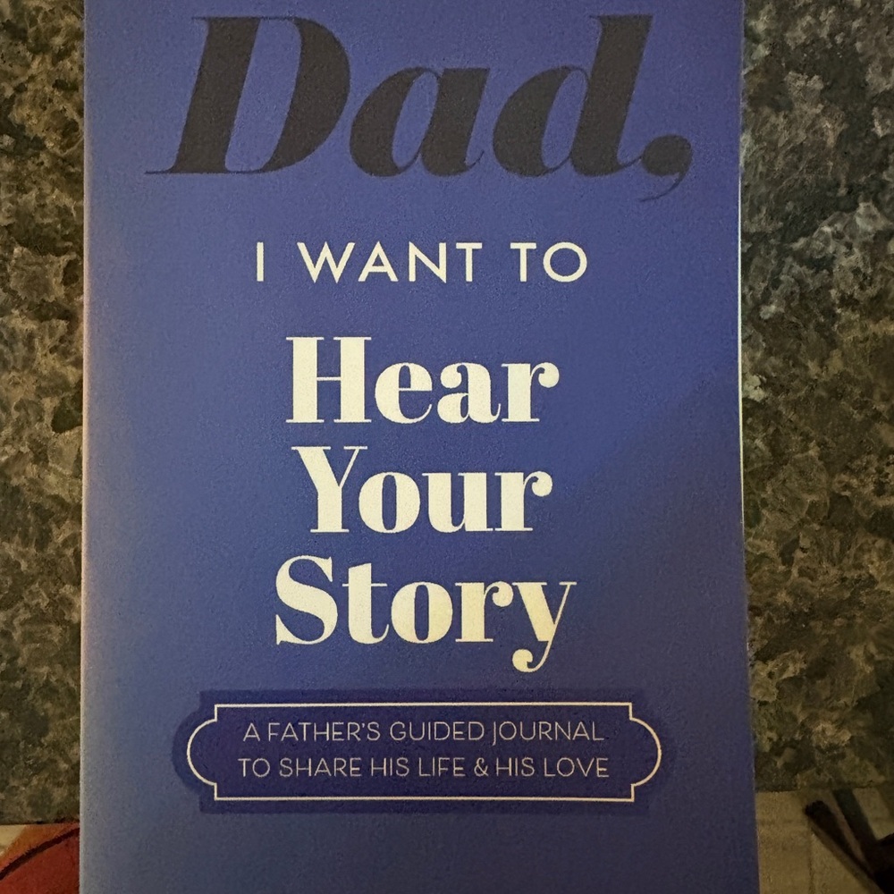 Blue Father's Guided Journal